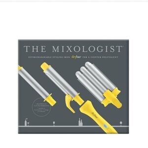 Drybar Yellow and Silver Accents Collection